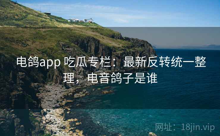 电鸽app 吃瓜专栏:最新反转统一整理,电音鸽子是谁