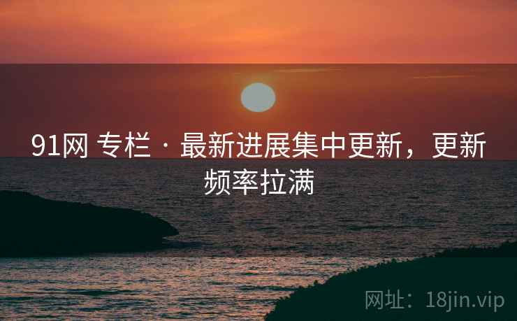 91网 专栏 · 最新进展集中更新，更新频率拉满